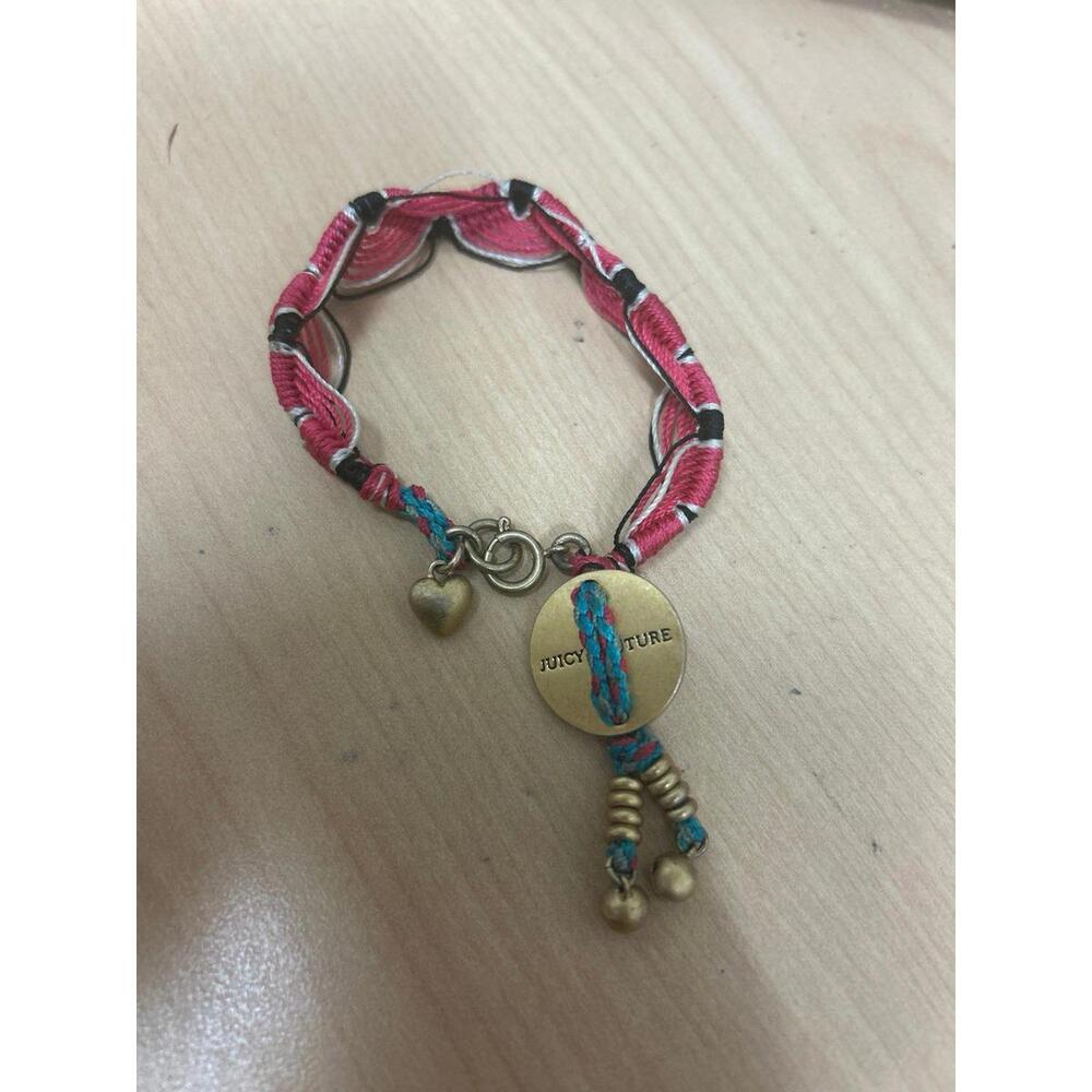 Juicy Couture Pink Threaded Bracelet